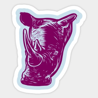 Rhino Sticker